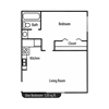 One Bedroom One Bath